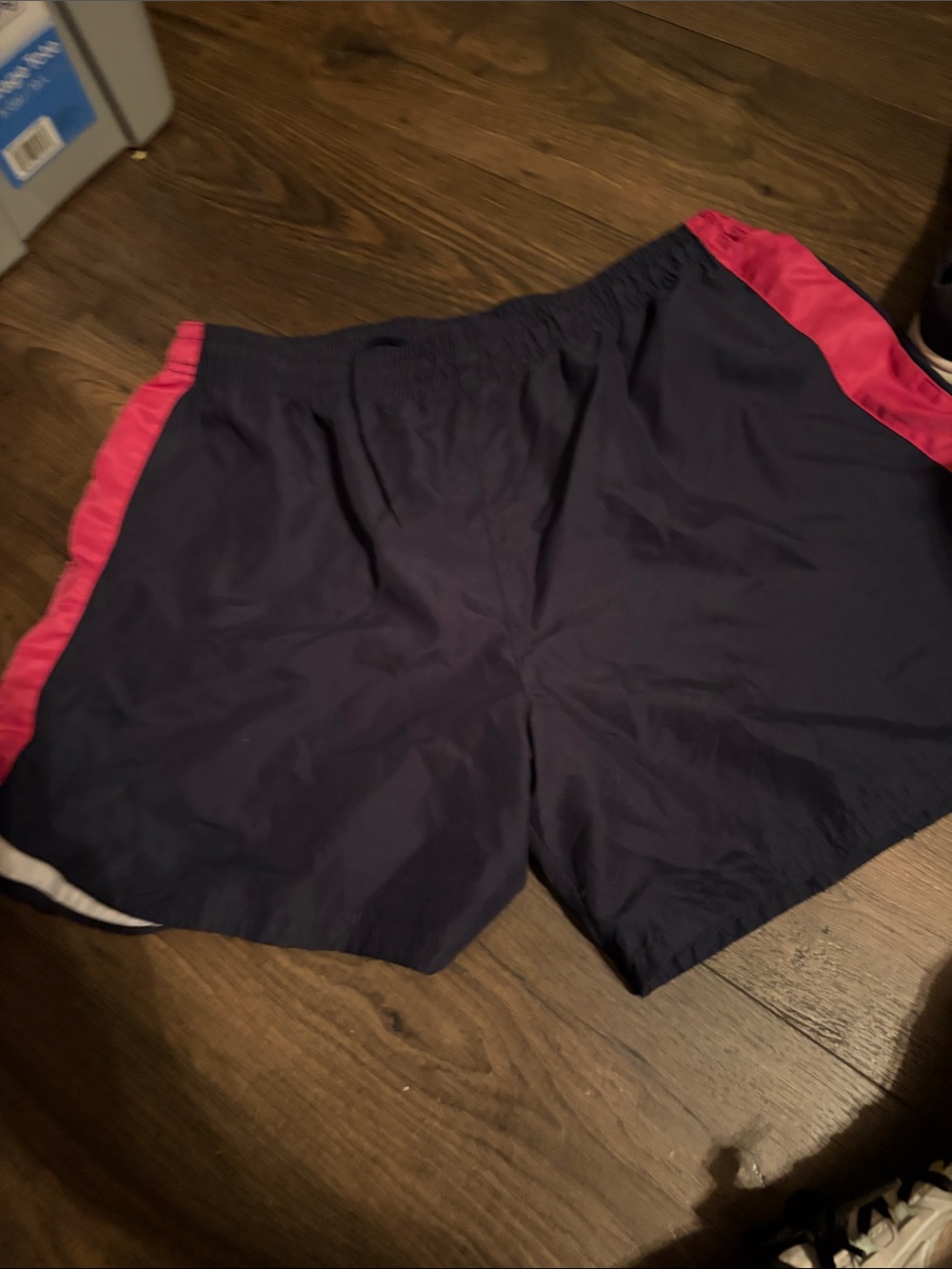 BCG navy  Athletic Shorts with Pink Trim xl no pockets